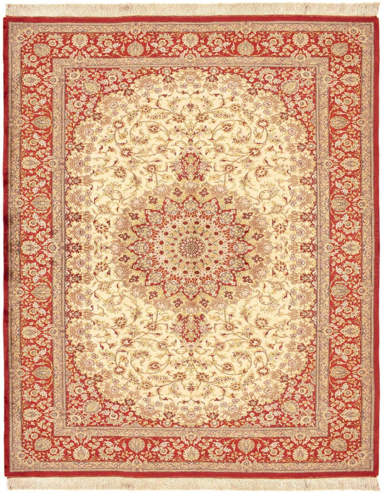 5' 2 x 8' Ghom Silk Rug