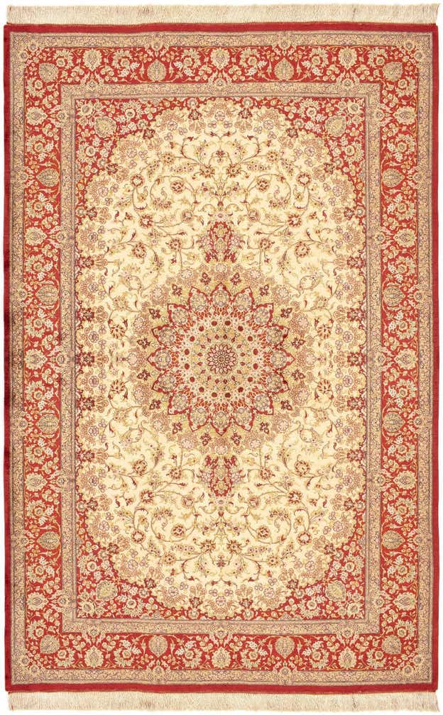 5' 2 x 8' Ghom Silk Rug
