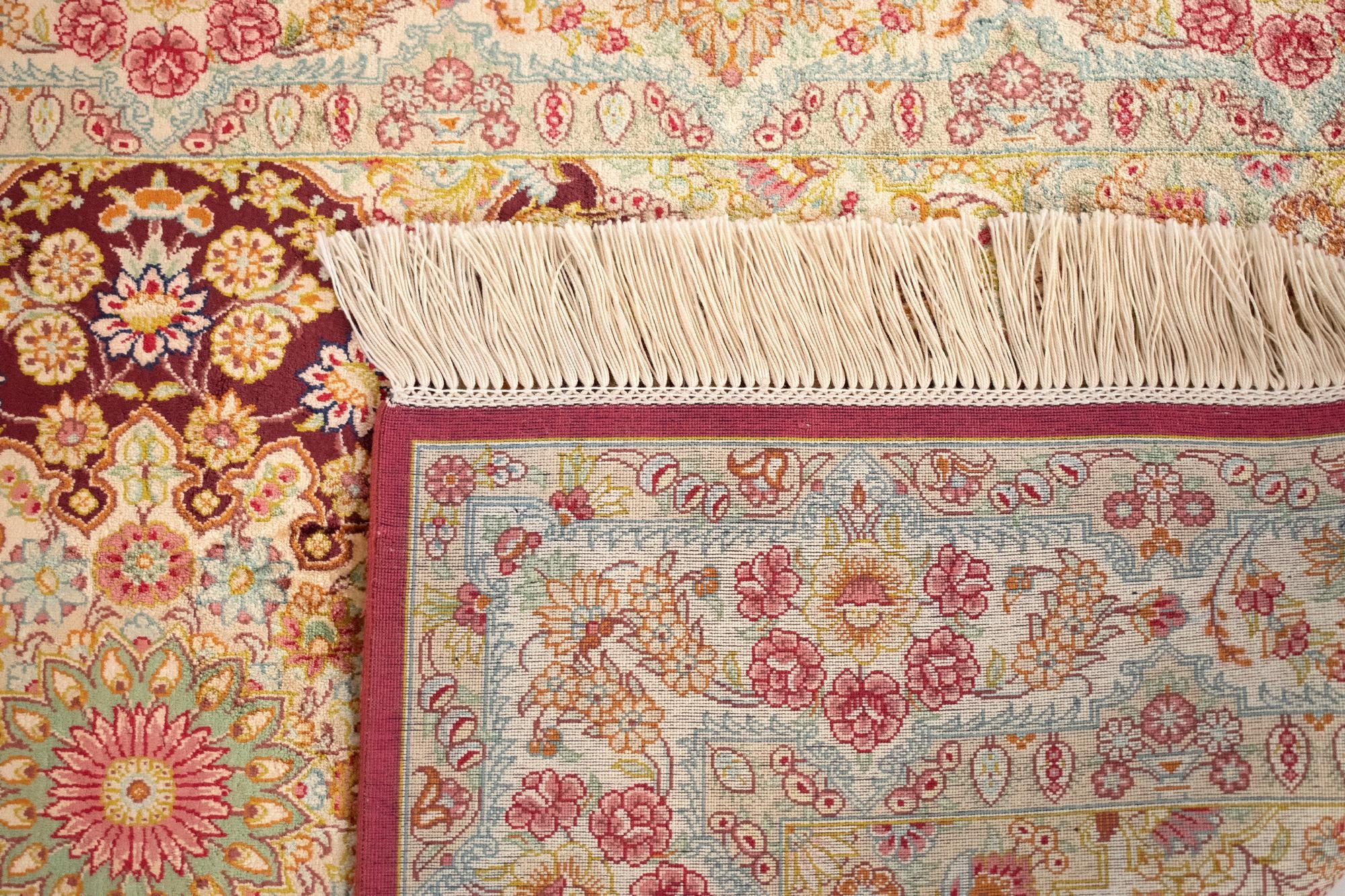 2' 7 x 3' 11 Ghom Silk Rug