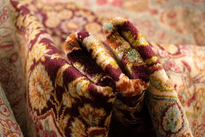 2' 7 x 3' 11 Ghom Silk Rug