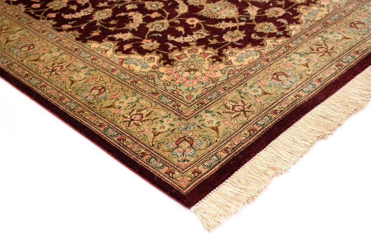 Detail image of 2' 8 x 4' Ghom Silk Rug