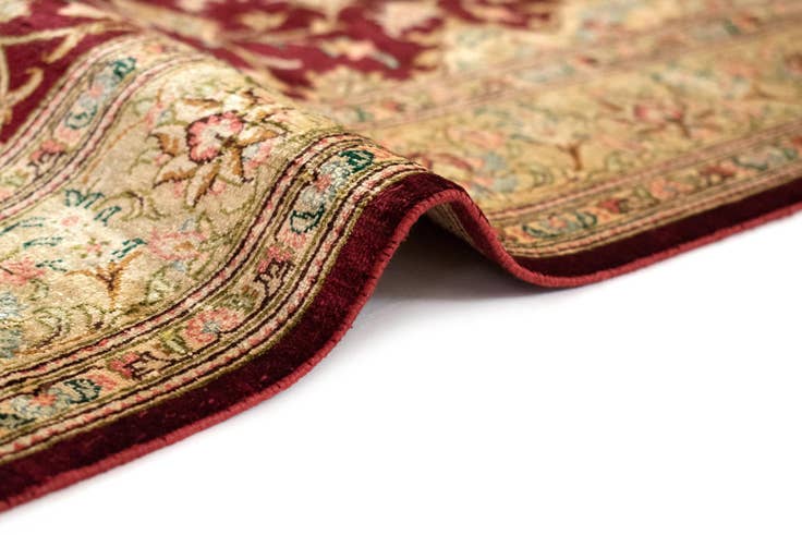 Detail image of 2' 8 x 4' Ghom Silk Rug