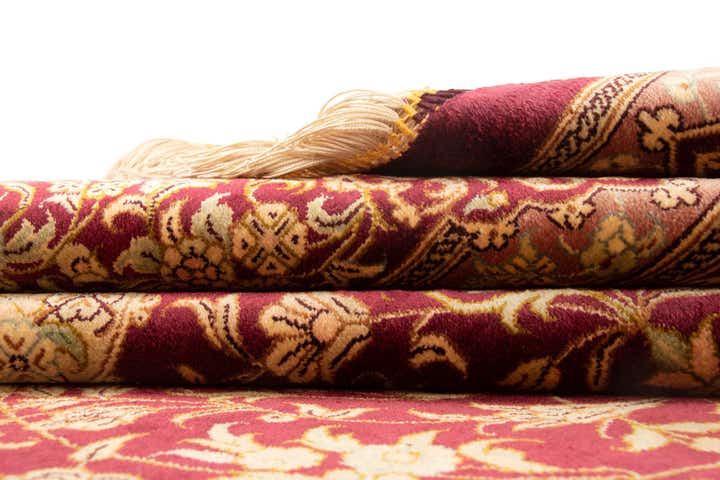 6' 7 x 9' 10 Ghom Silk Rug