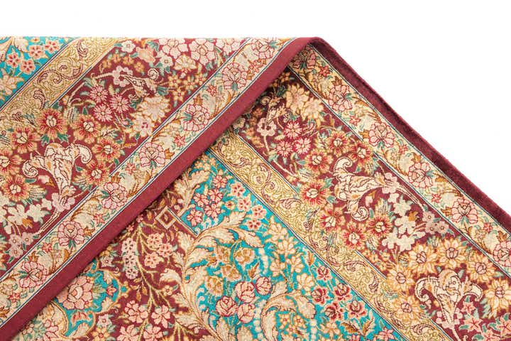 3' 3 x 4' 11 Ghom Silk Rug