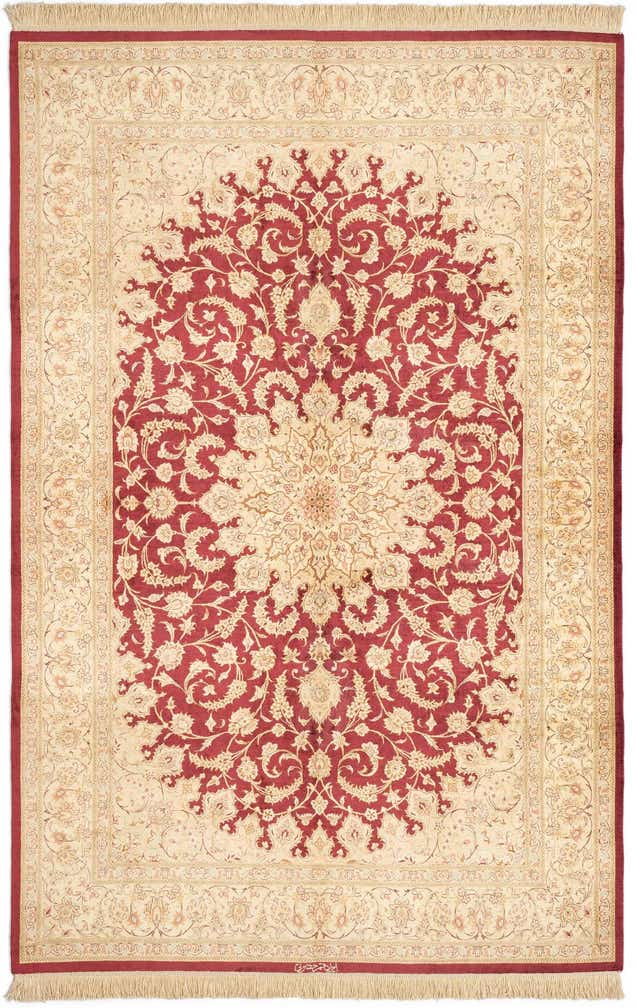 130cm x 195cm Ghom Silk Teppich