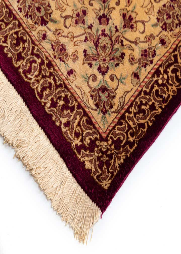 6' 4 x 9' 8 Ghom Silk Rug