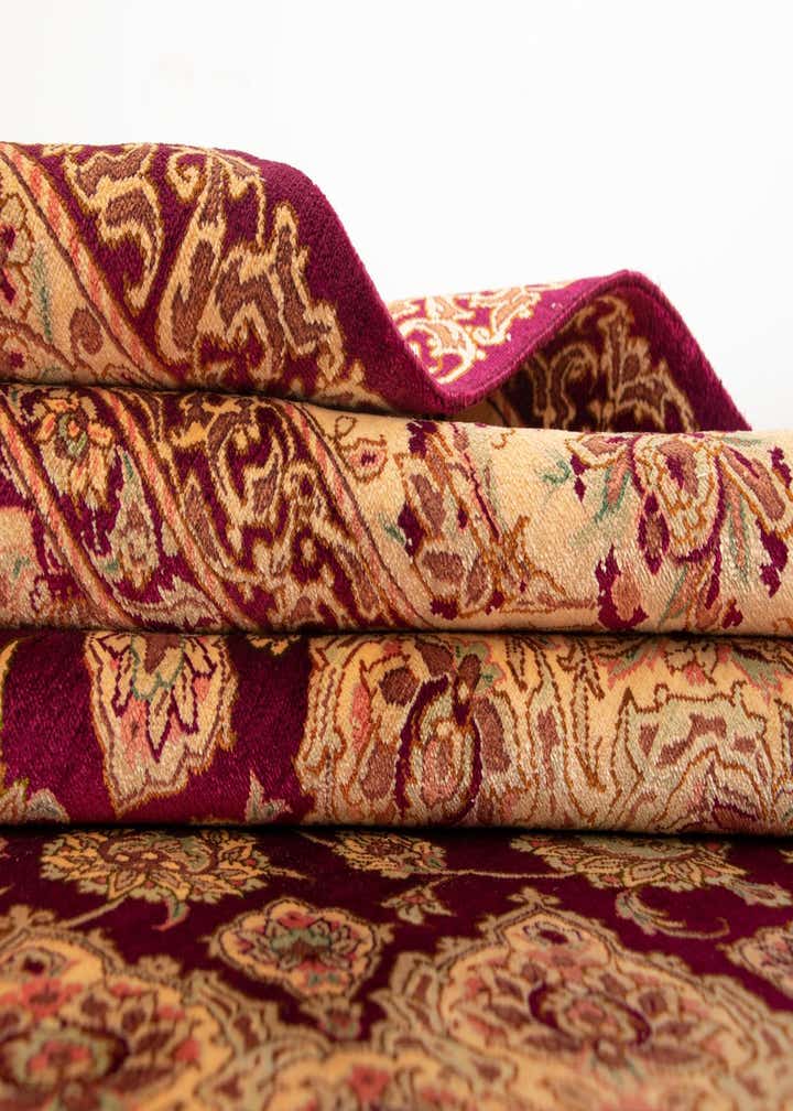 6' 4 x 9' 8 Ghom Silk Rug