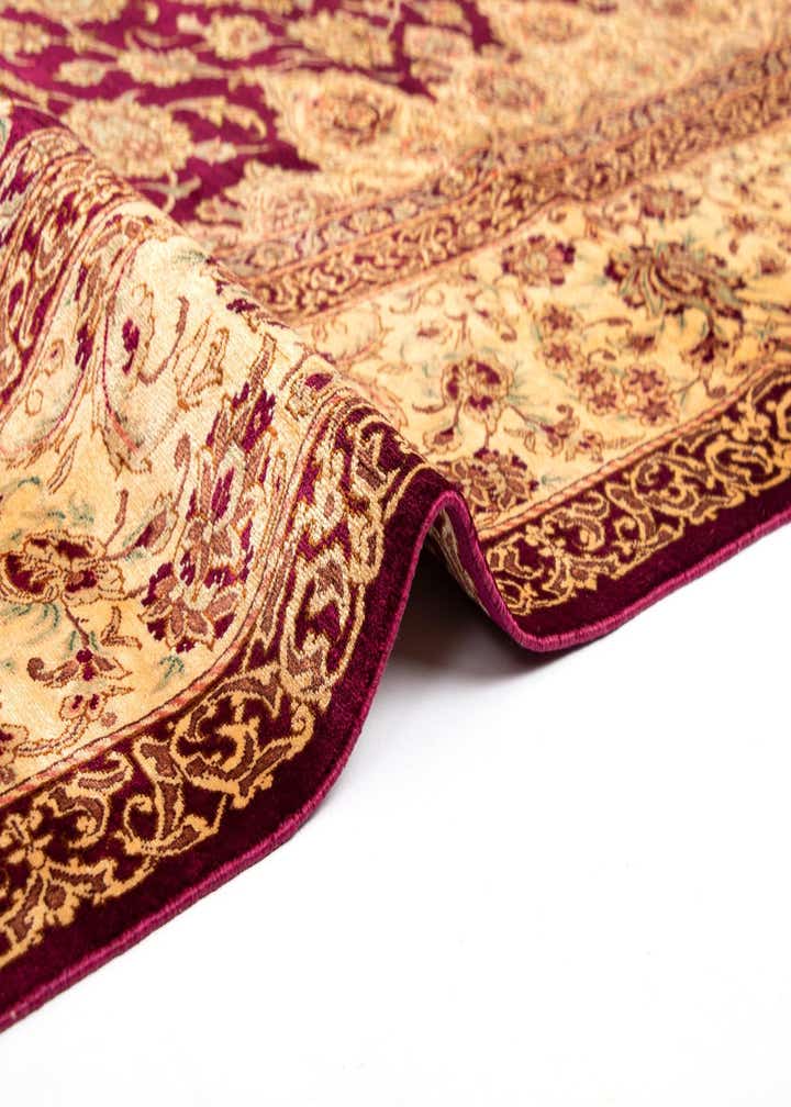 6' 4 x 9' 8 Ghom Silk Rug