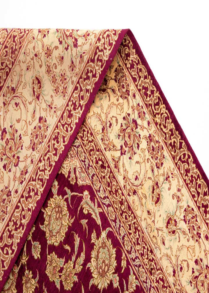 6' 4 x 9' 8 Ghom Silk Rug