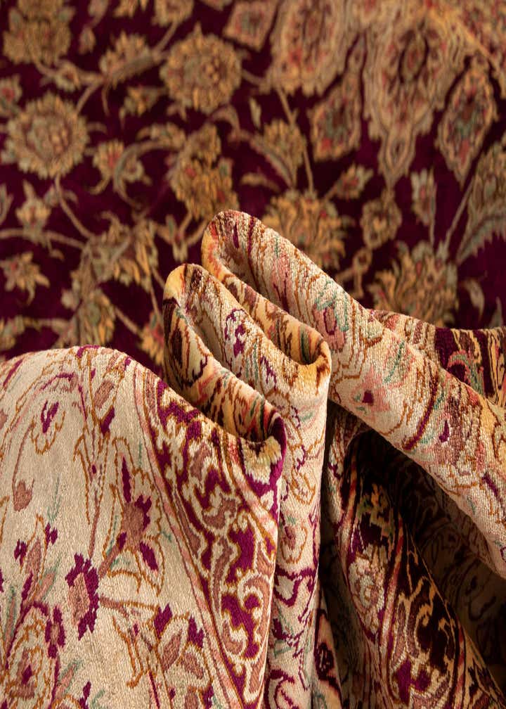 6' 4 x 9' 8 Ghom Silk Rug