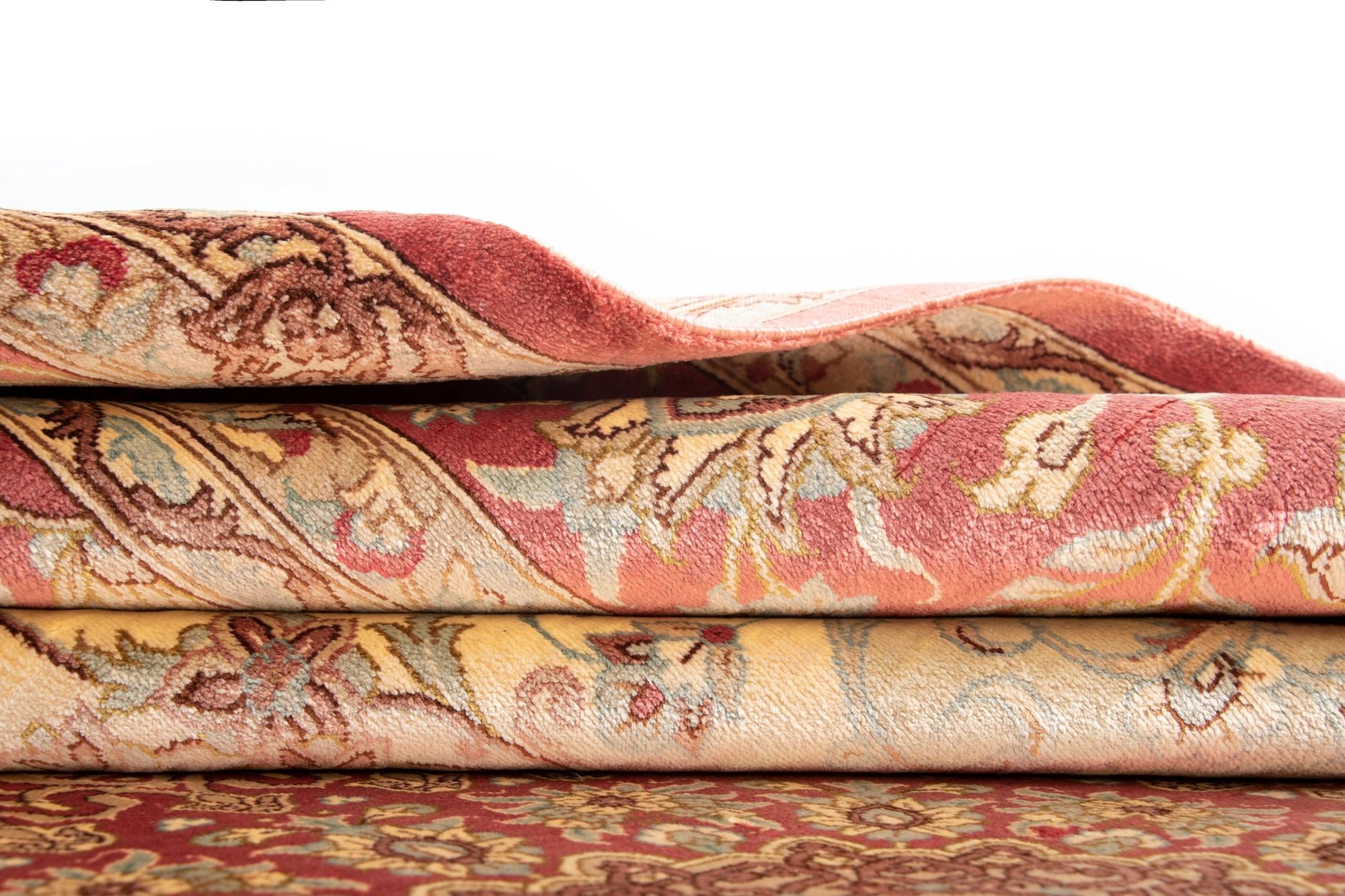 5' 3 x 8' Ghom Silk Rug