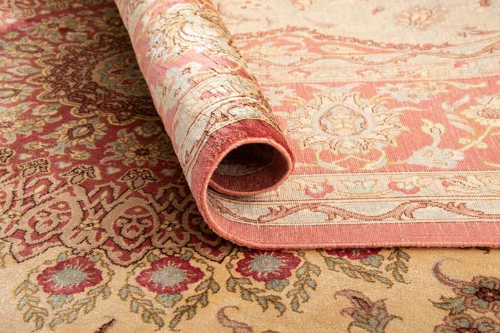 5' 3 x 8' Ghom Silk Rug