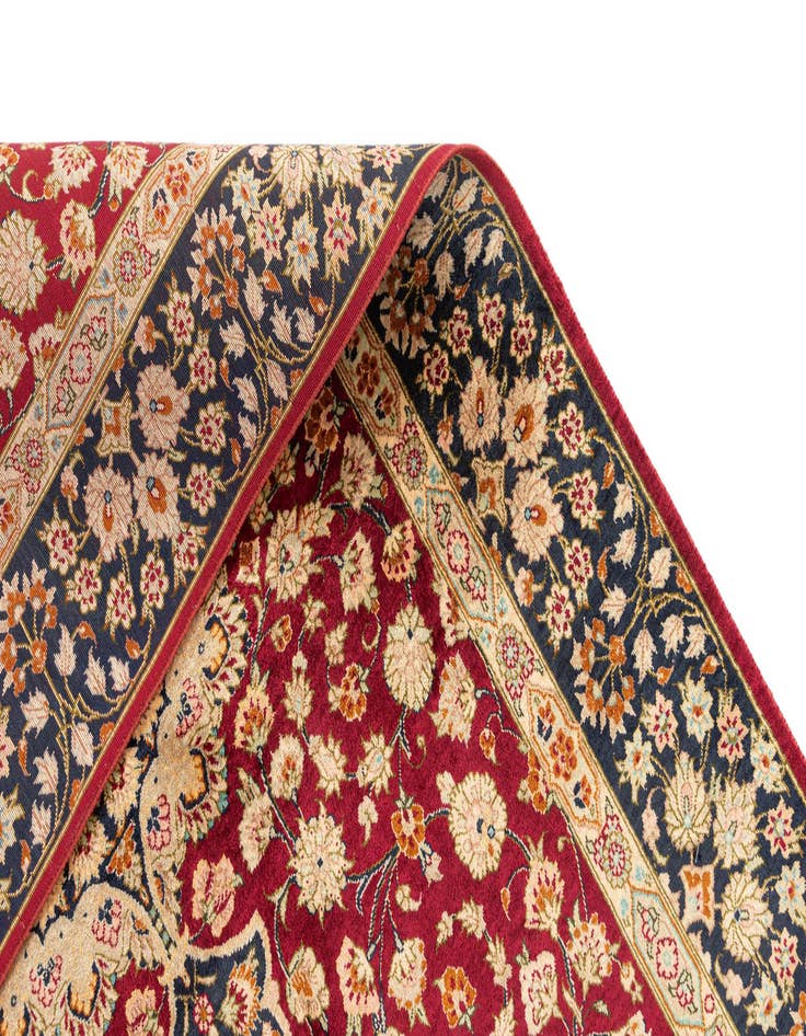 Detail image of 2' 7 x 3' 11 Ghom Silk Rug