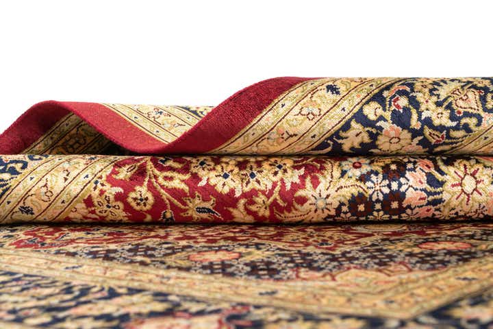 3' 2 x 4' 10 Ghom Silk Rug