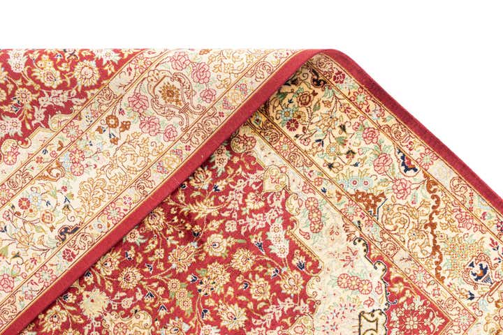 3' 3 x 4' 11 Ghom Silk Rug