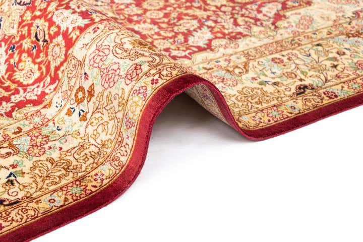 3' 3 x 4' 11 Ghom Silk Rug