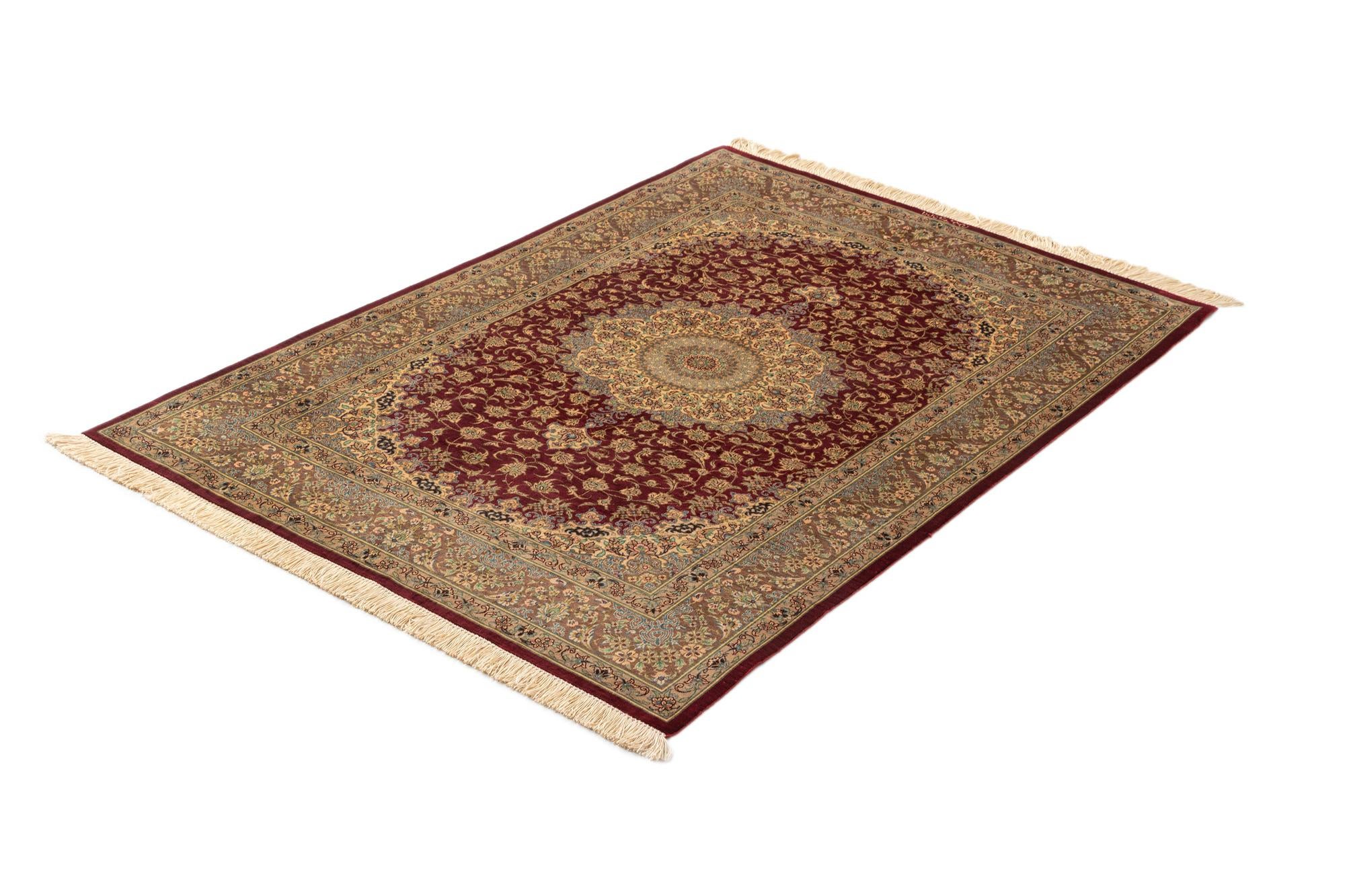 3' 3 x 4' 10 Ghom Silk Rug