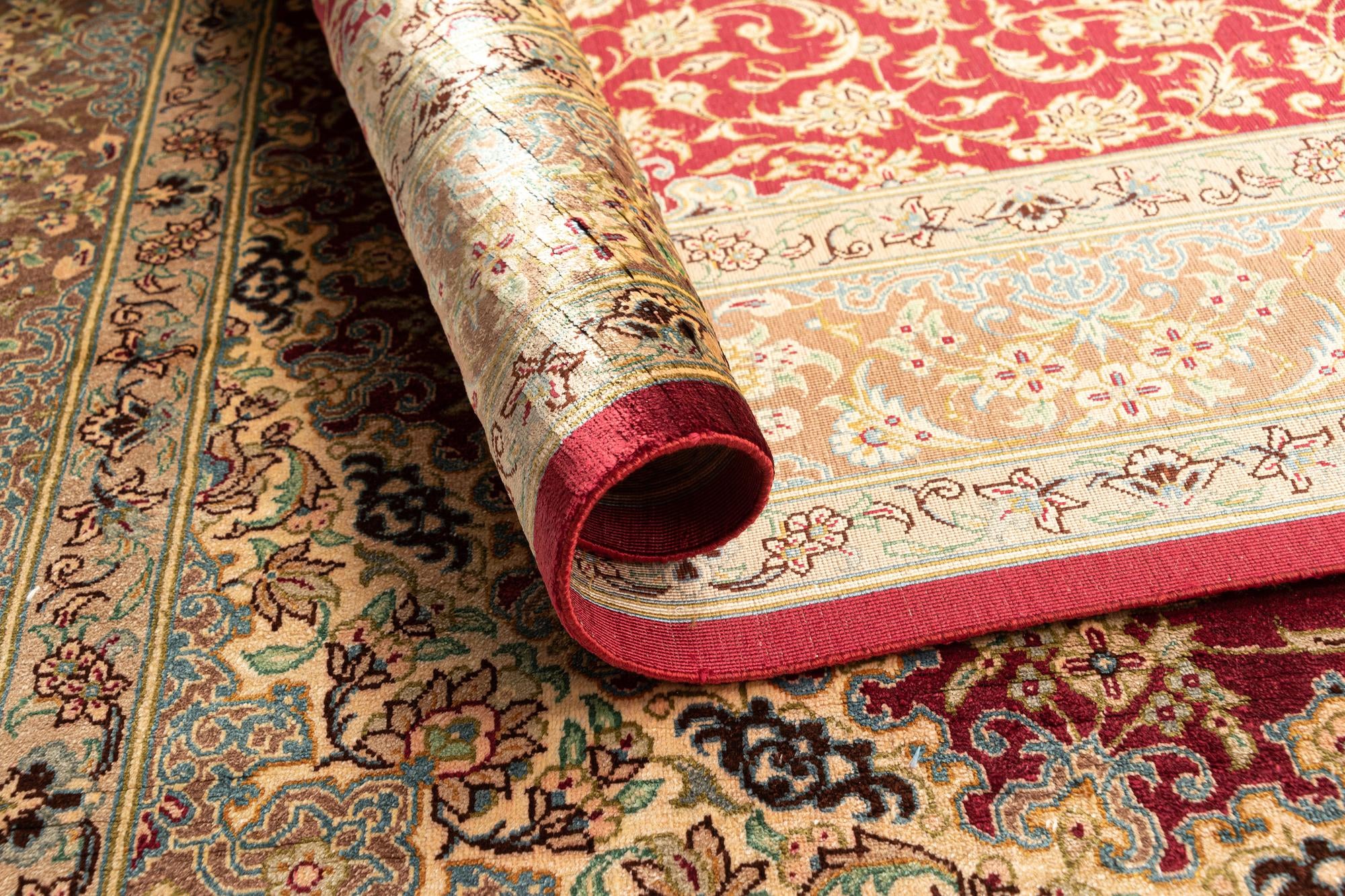 3' 3 x 4' 10 Ghom Silk Rug