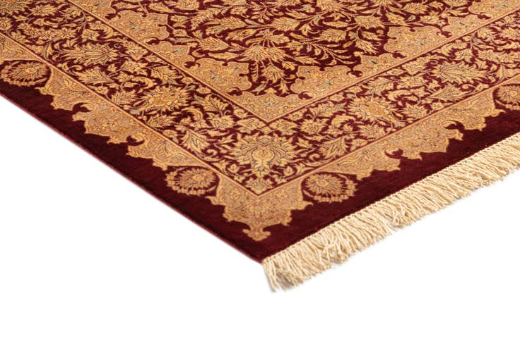 Detail image of 100cm x 150cm Ghom Silk Rug