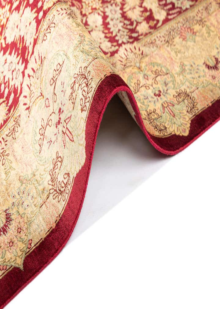 3' 3 x 4' 11 Ghom Silk Rug