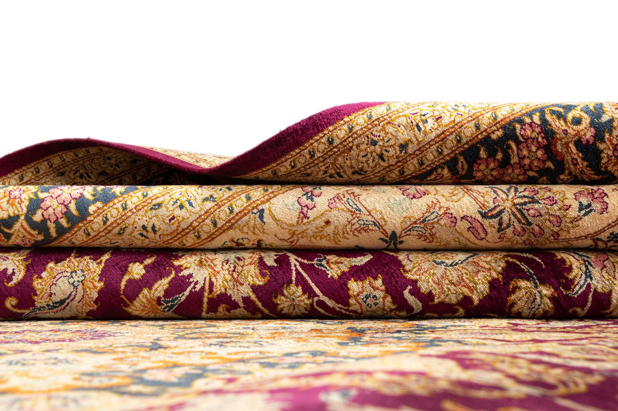 6' 5 x 9' 8 Ghom Silk Rug