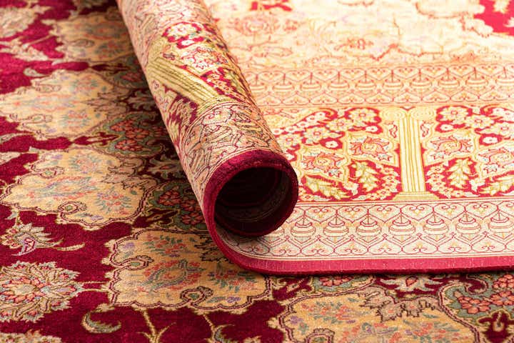 6' 5 x 9' 8 Ghom Silk Rug