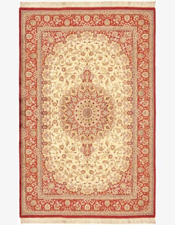 5' 2 x 8' Ghom Silk Rug