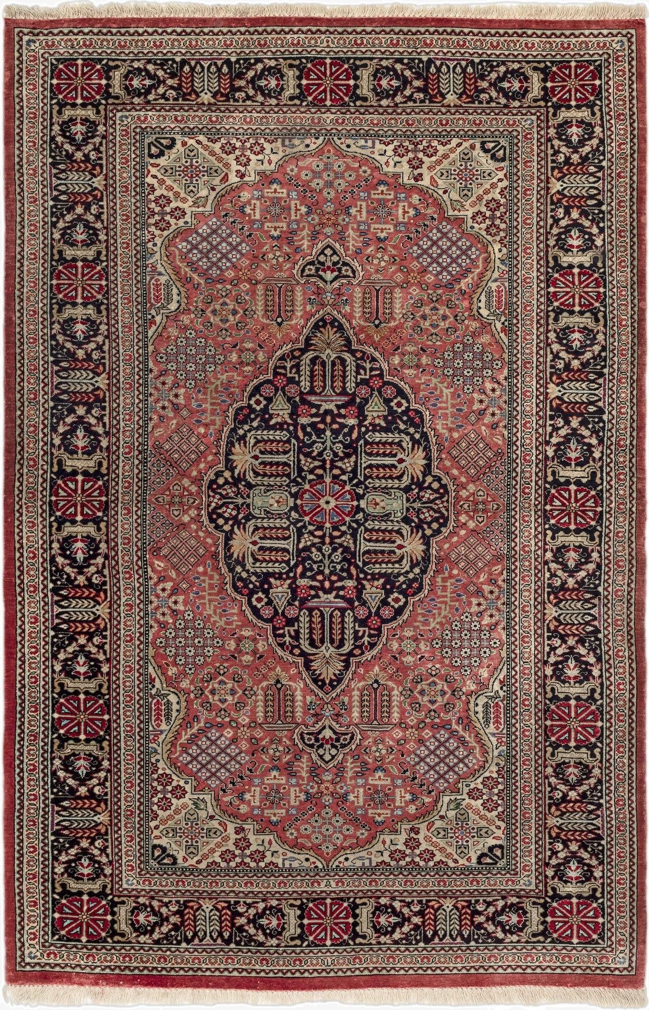 2' 7 x 3' 10 Ghom Silk Rug