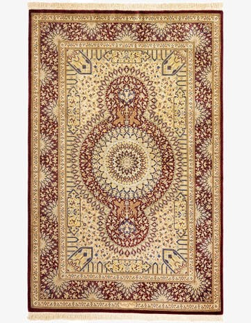 3' 3 x 5' Ghom Silk Rug