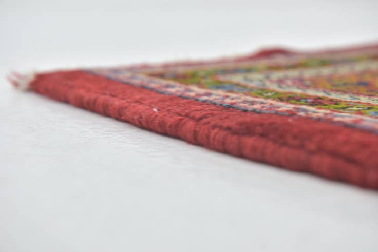 Detail image of 7' x 10' 10 Hand Knotted Golpayegan Persian Wool Rug