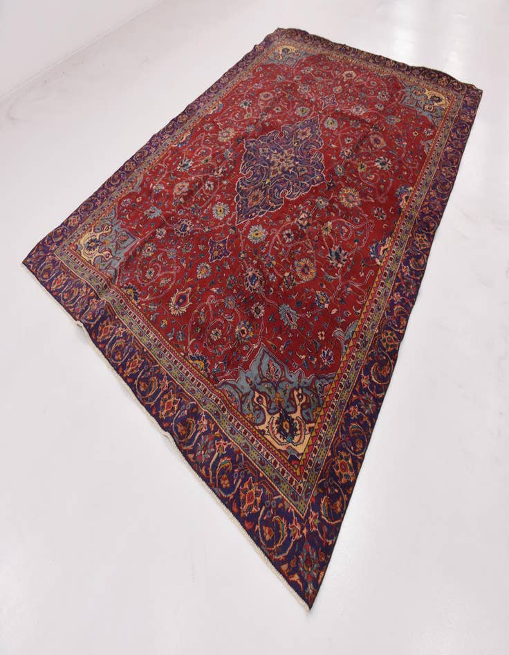 Detail image of 8' 10 x 12' 3  Hand Knotted Golpayegan Persian Wool Rug