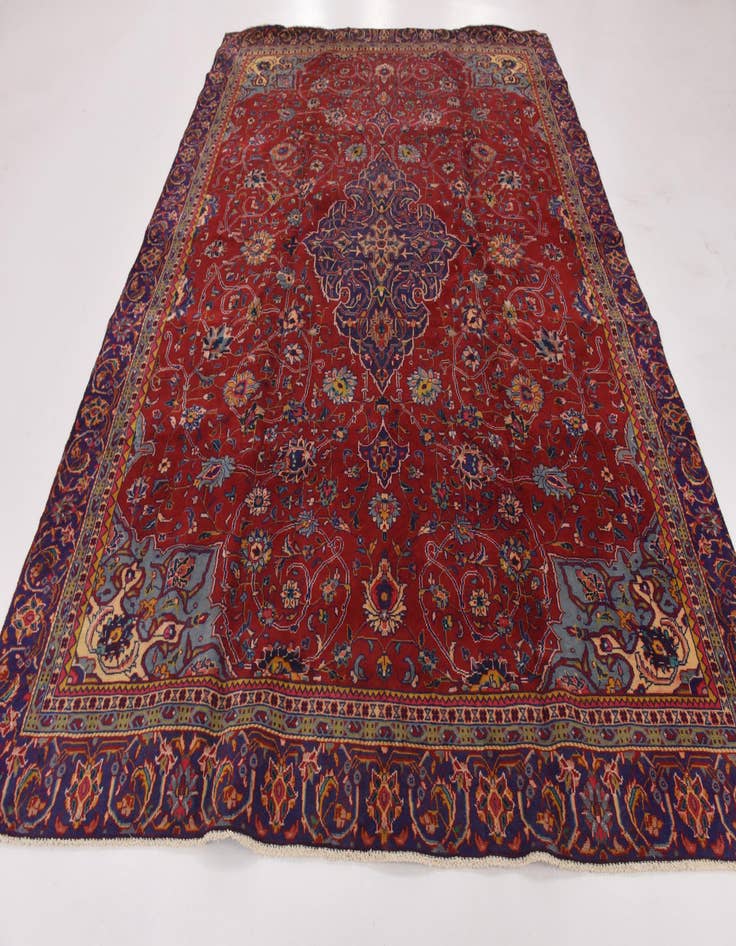 Detail image of 8' 10 x 12' 3  Hand Knotted Golpayegan Persian Wool Rug