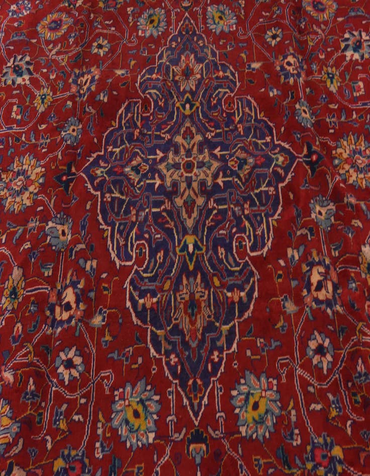 Detail image of 8' 10 x 12' 3  Hand Knotted Golpayegan Persian Wool Rug