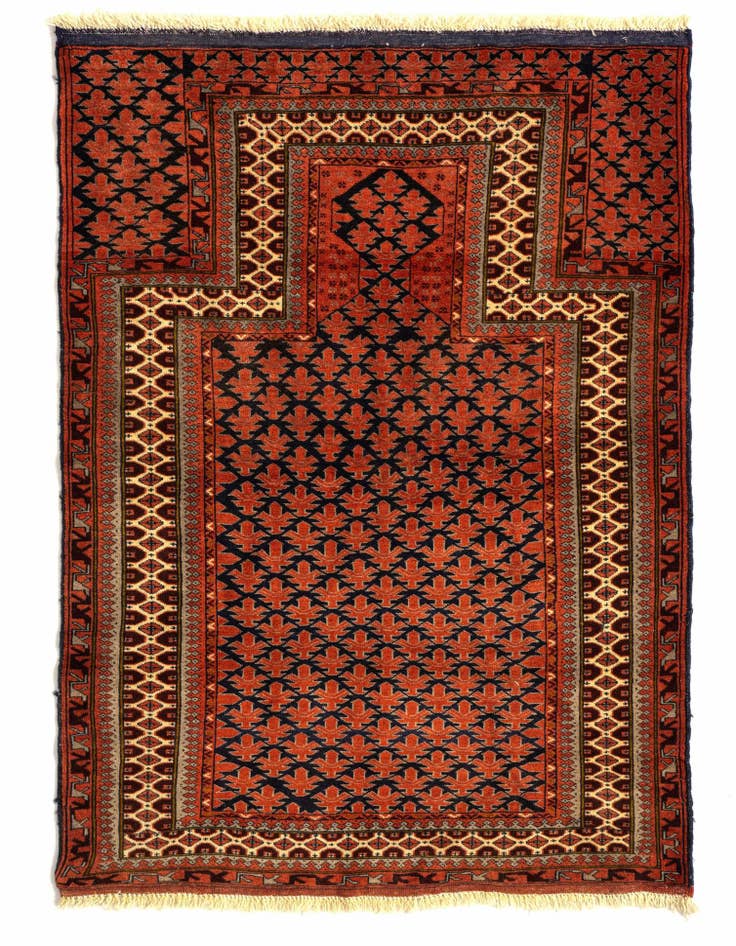 Detail image of 3' 3 x 4' 7 Gutchan Wool Rug