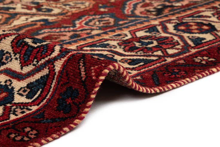 Detail image of 5' 7 x 10' Hamedan Wool Rug