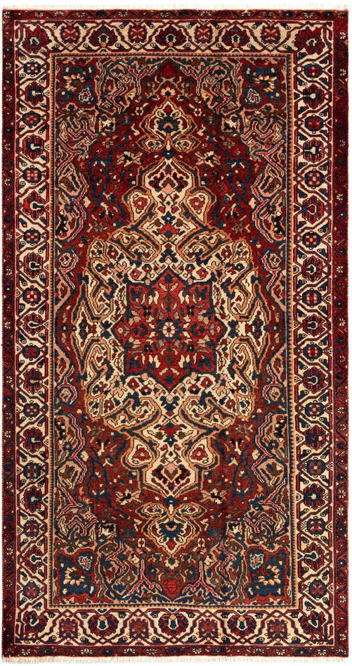 Detail image of 5' 7 x 10' Hamedan Wool Rug