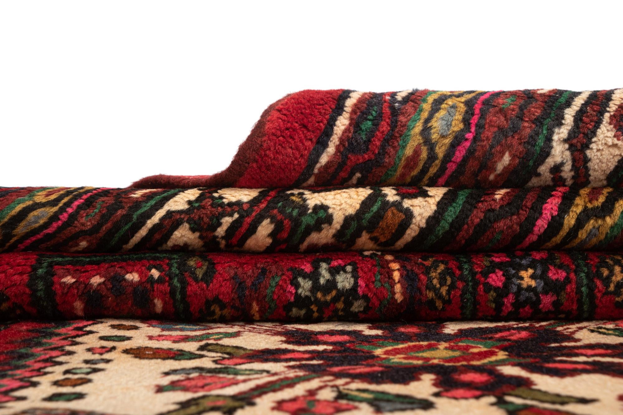 7' 1 x 10' 9 Hamedan Wool Rug