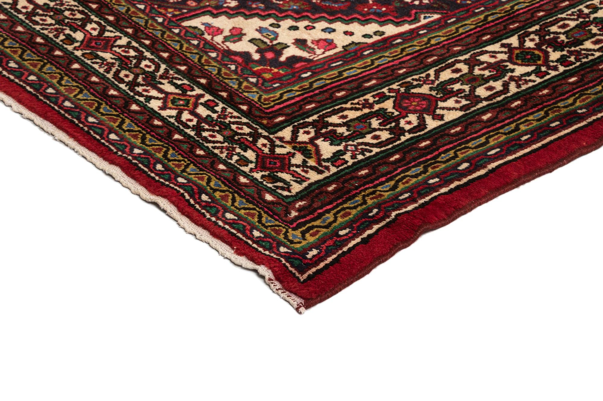 7' 1 x 10' 9 Hamedan Wool Rug