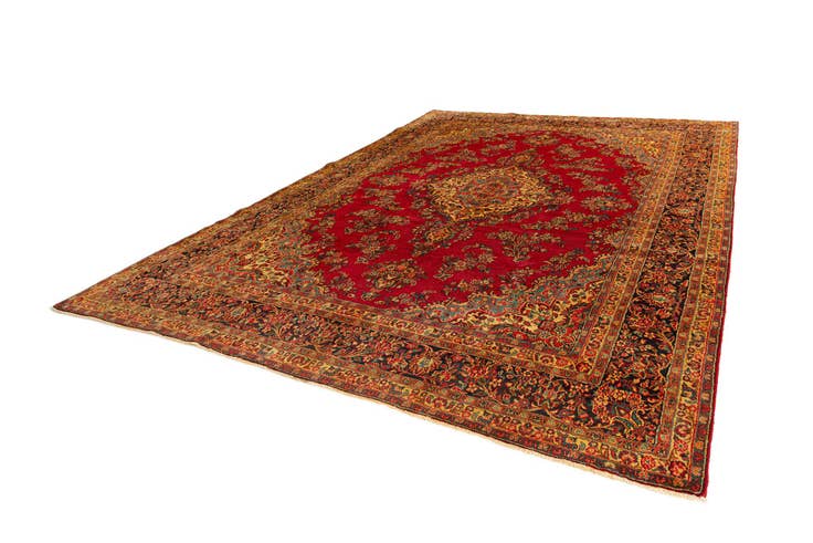 Detail image of 10' x 13' 7 Hamedan Rug