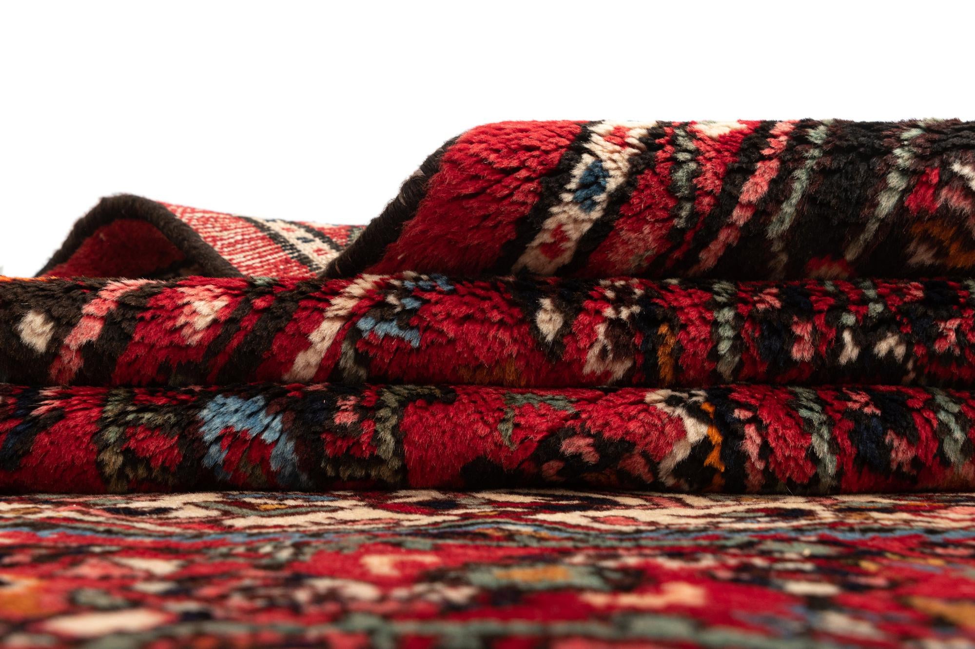6' 11 x 10' 2 Hamedan Wool Rug