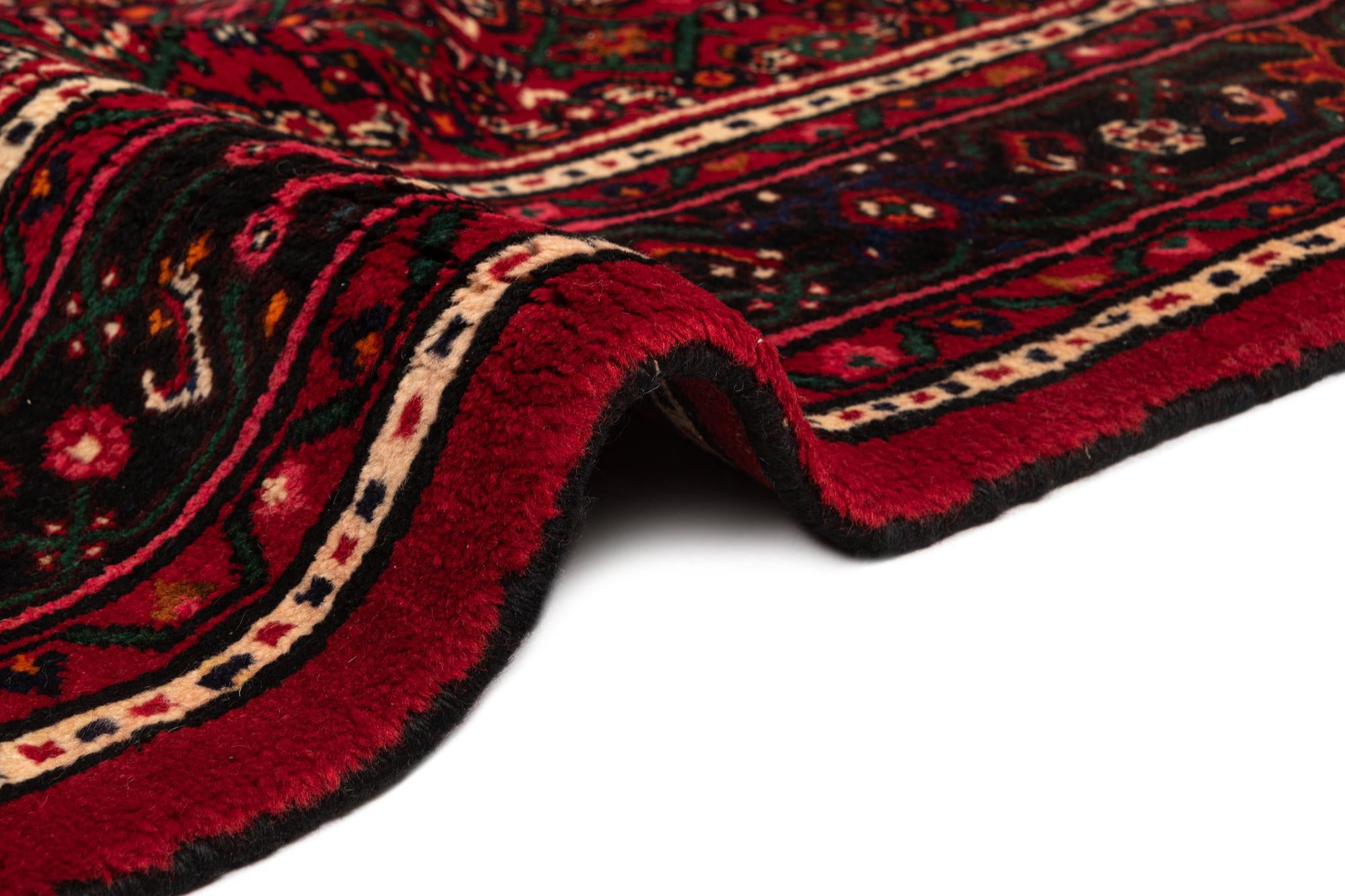 7' x 10' 6 Hamedan Wool Rug