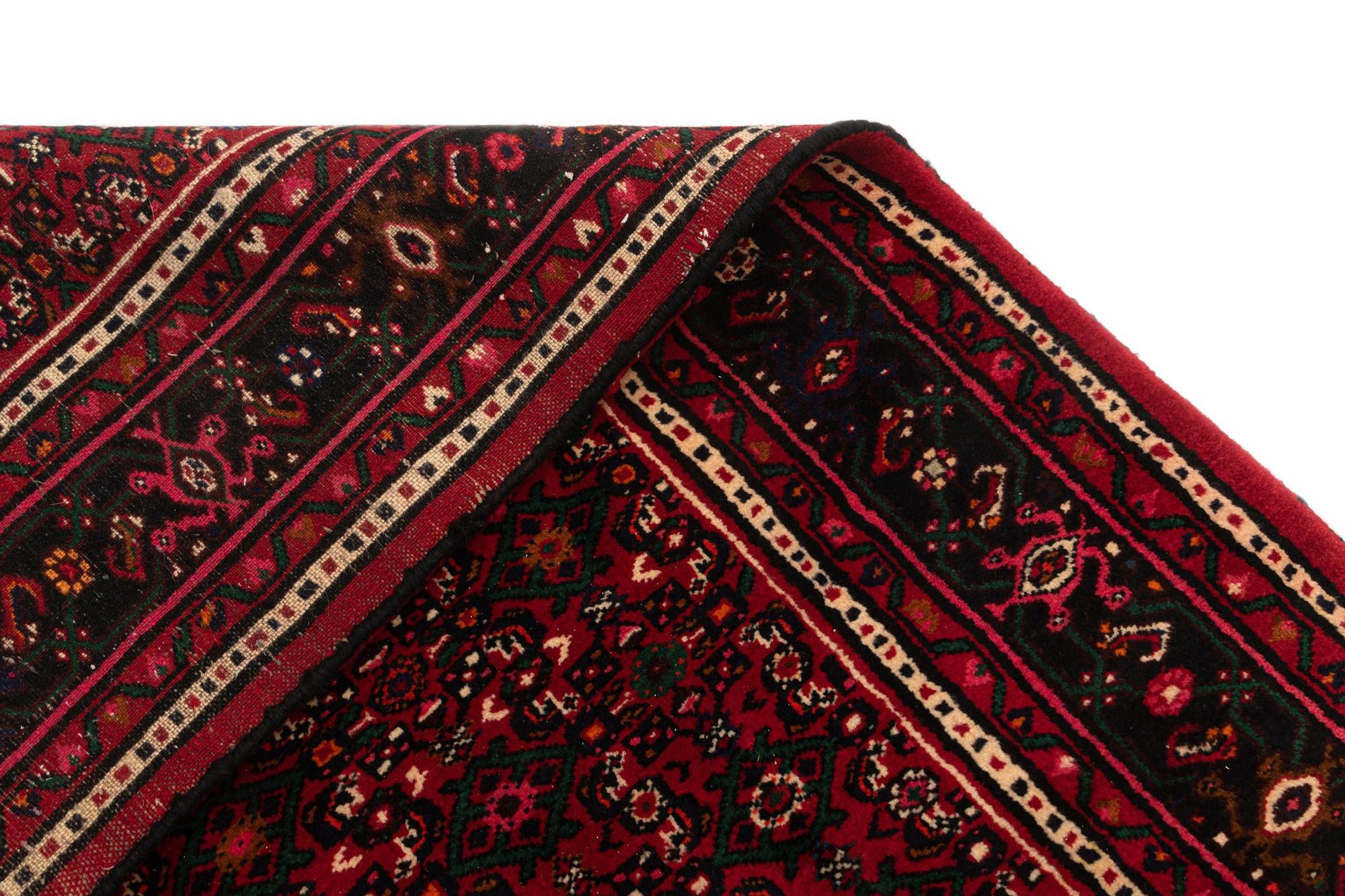 7' x 10' 6 Hamedan Wool Rug