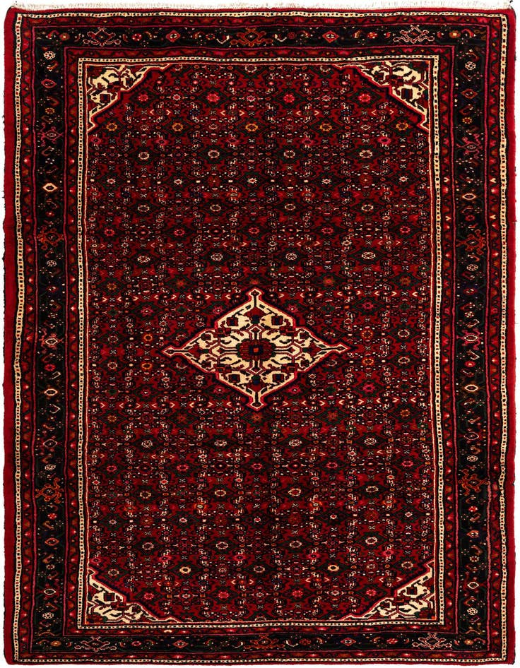 Detail image of 7' x 10' 6 Hamedan Wool Rug