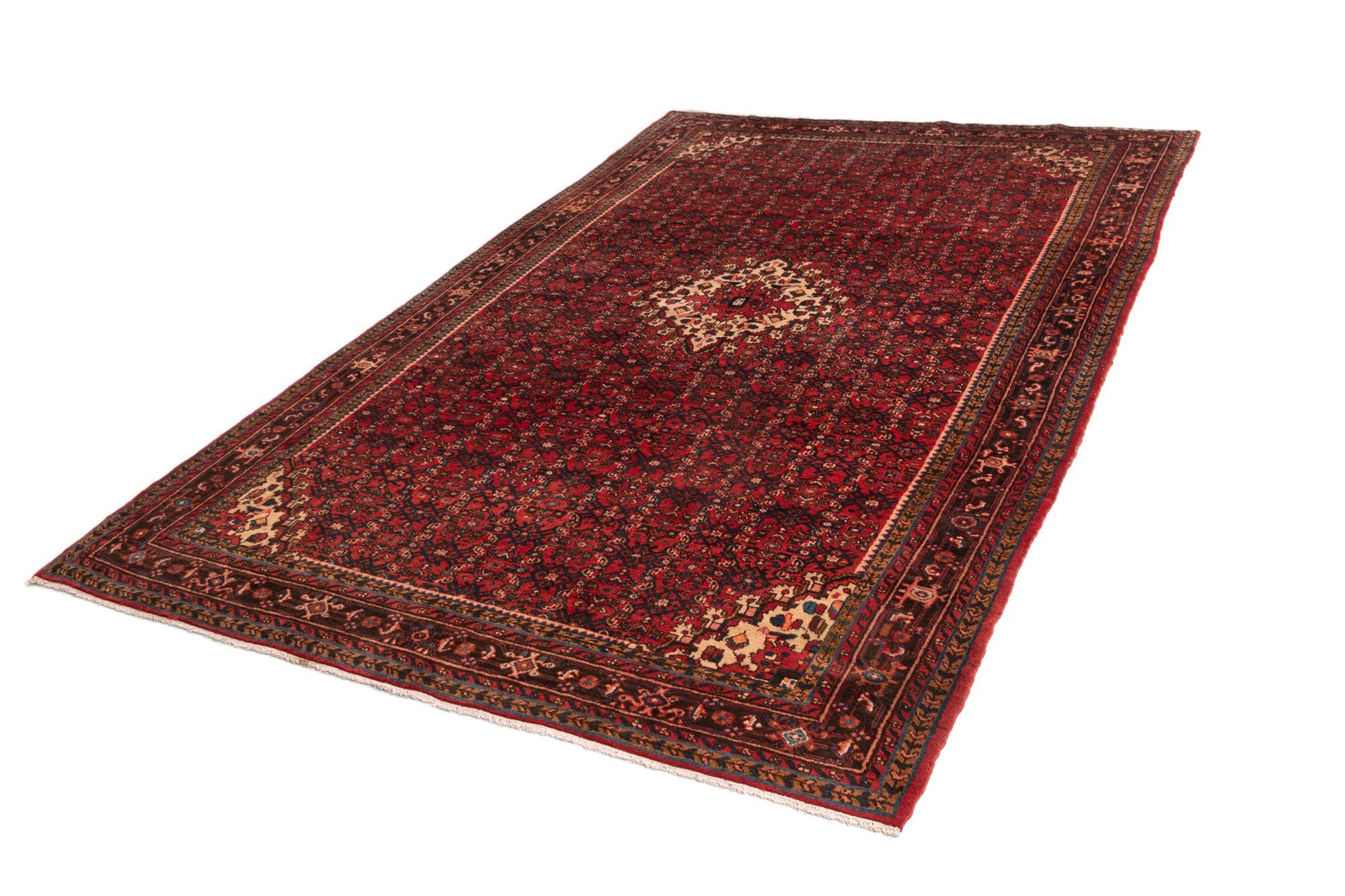 6' 11 x 11' 1 Hamedan Wool Rug