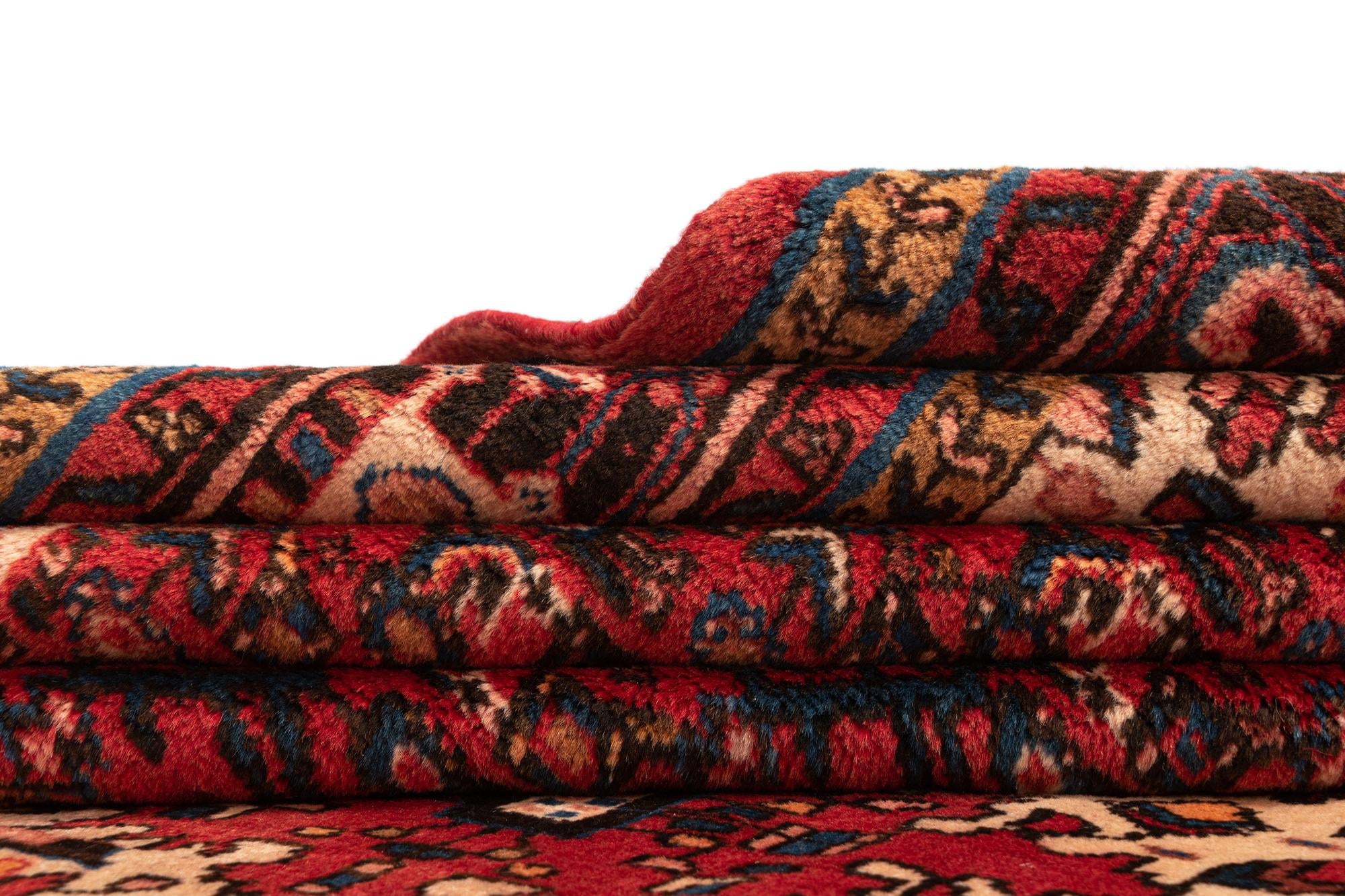 6' 11 x 11' 1 Hamedan Wool Rug
