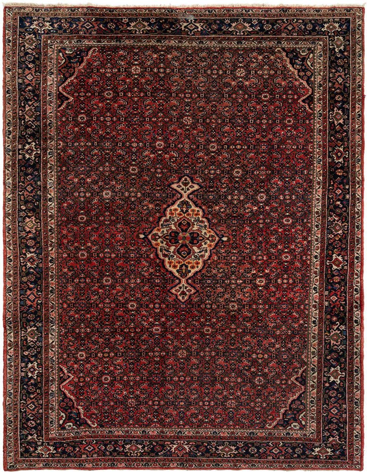 Detail image of 8' 11 x 12' 2 Hamedan Wool Rug