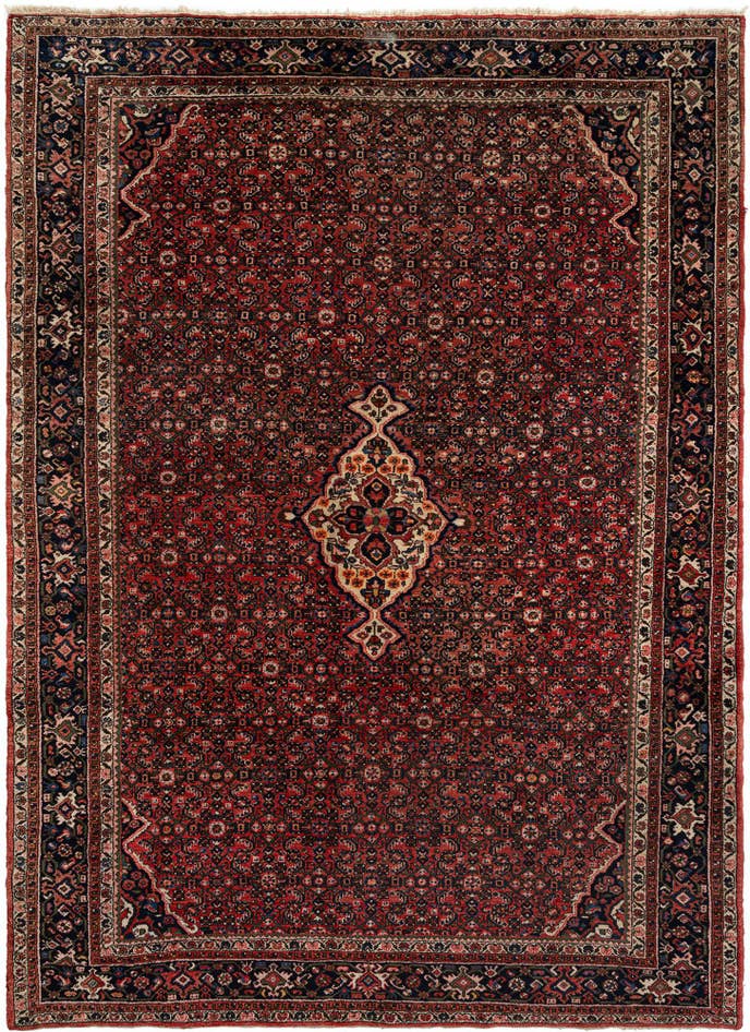 Detail image of 8' 11 x 12' 2 Hamedan Wool Rug