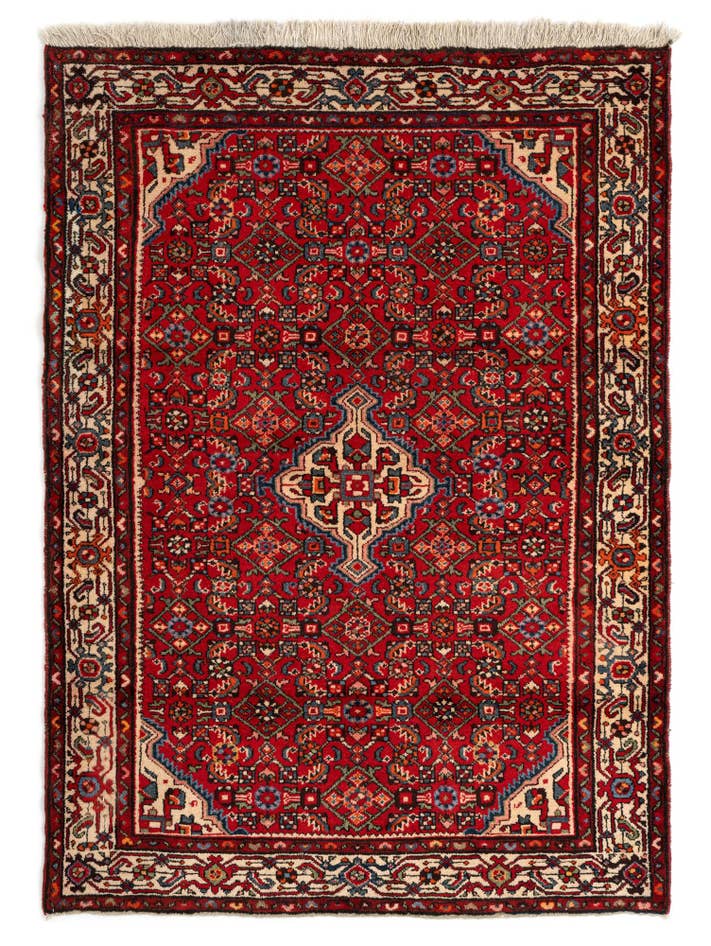 Detail image of 4' 9 x 6' 7 Hamedan Wool Rug