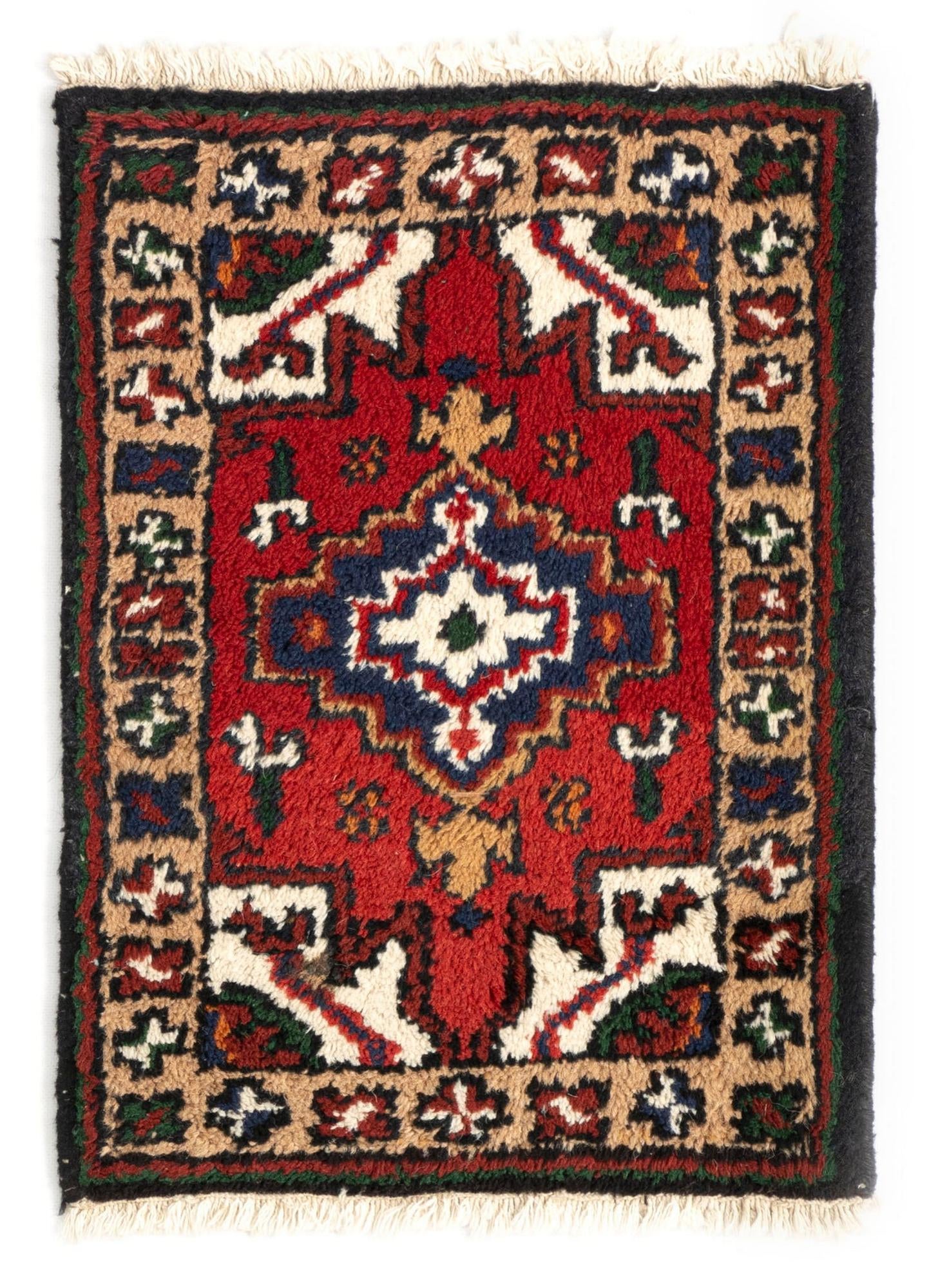 1' 4 x 2' Hamedan Wool Rug