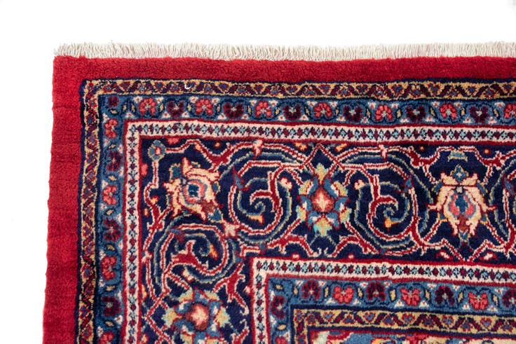 Detail image of 10' 2 x 13' 5 Hand Knotted Hamedan Persian Wool Rug